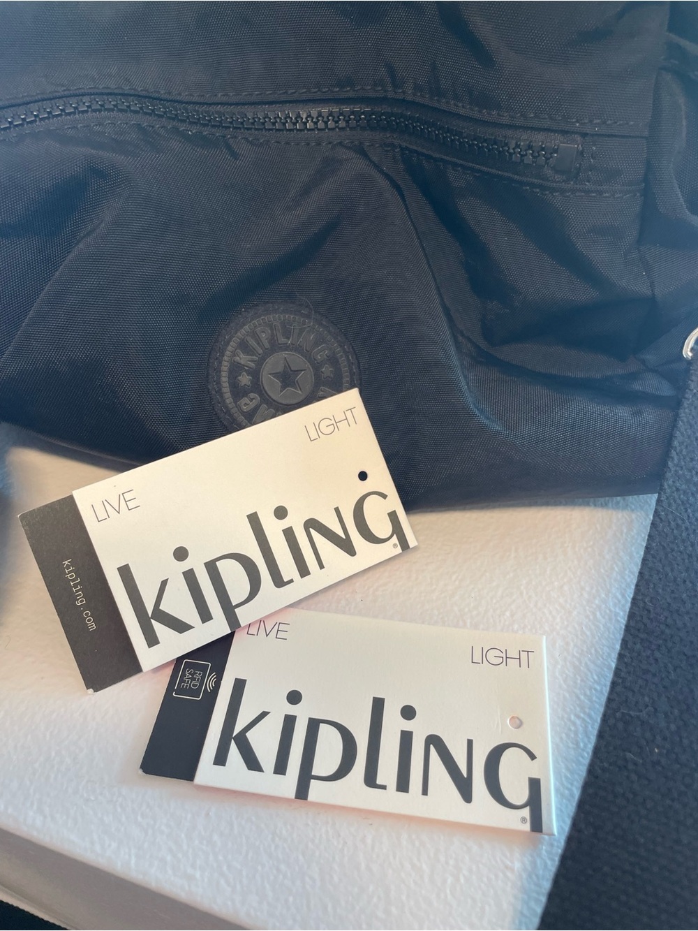 Kipling Black Shoulder Tote and wallet - Picture 5 of 12